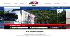 Desktop Screenshot of biard-demenagements.fr